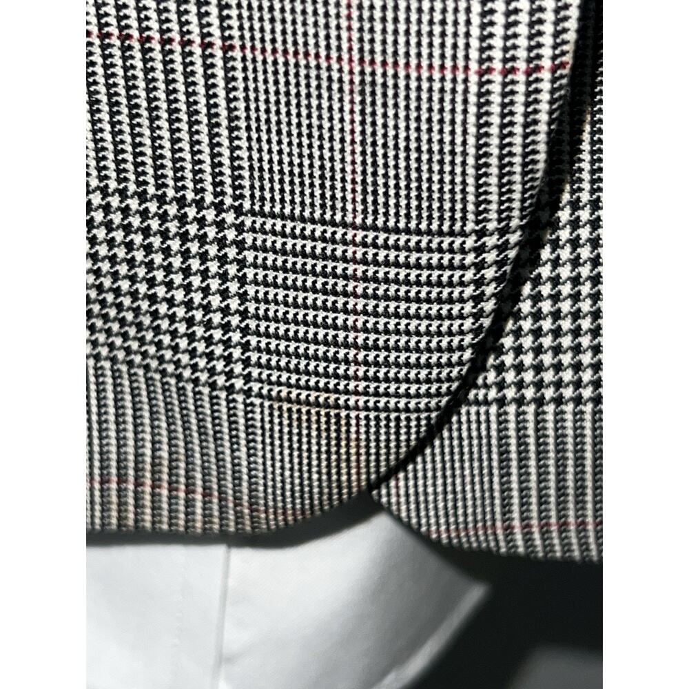 Burberry Gray Multicolor Windowpane Scottish Tweed Blazer Jacket 42R - Picture 4 of 13